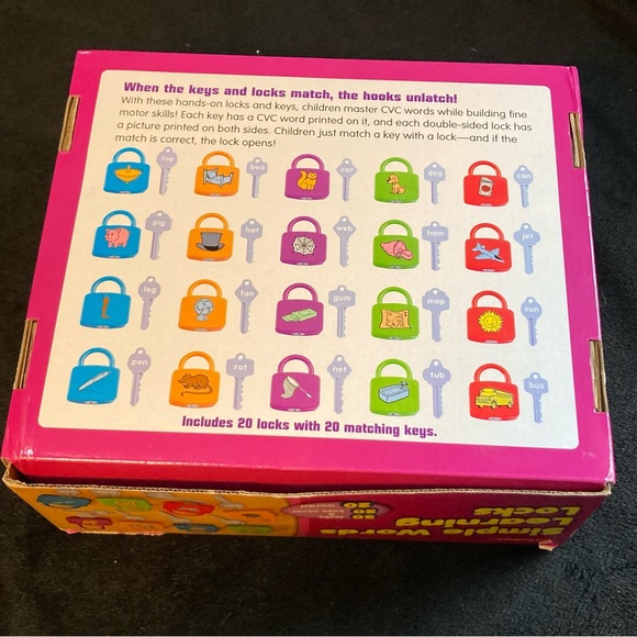 Simple Words Learning Locks - Multicolor - Picture 11 of 15